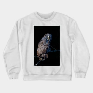 Spotlit - Great Grey Owl Crewneck Sweatshirt